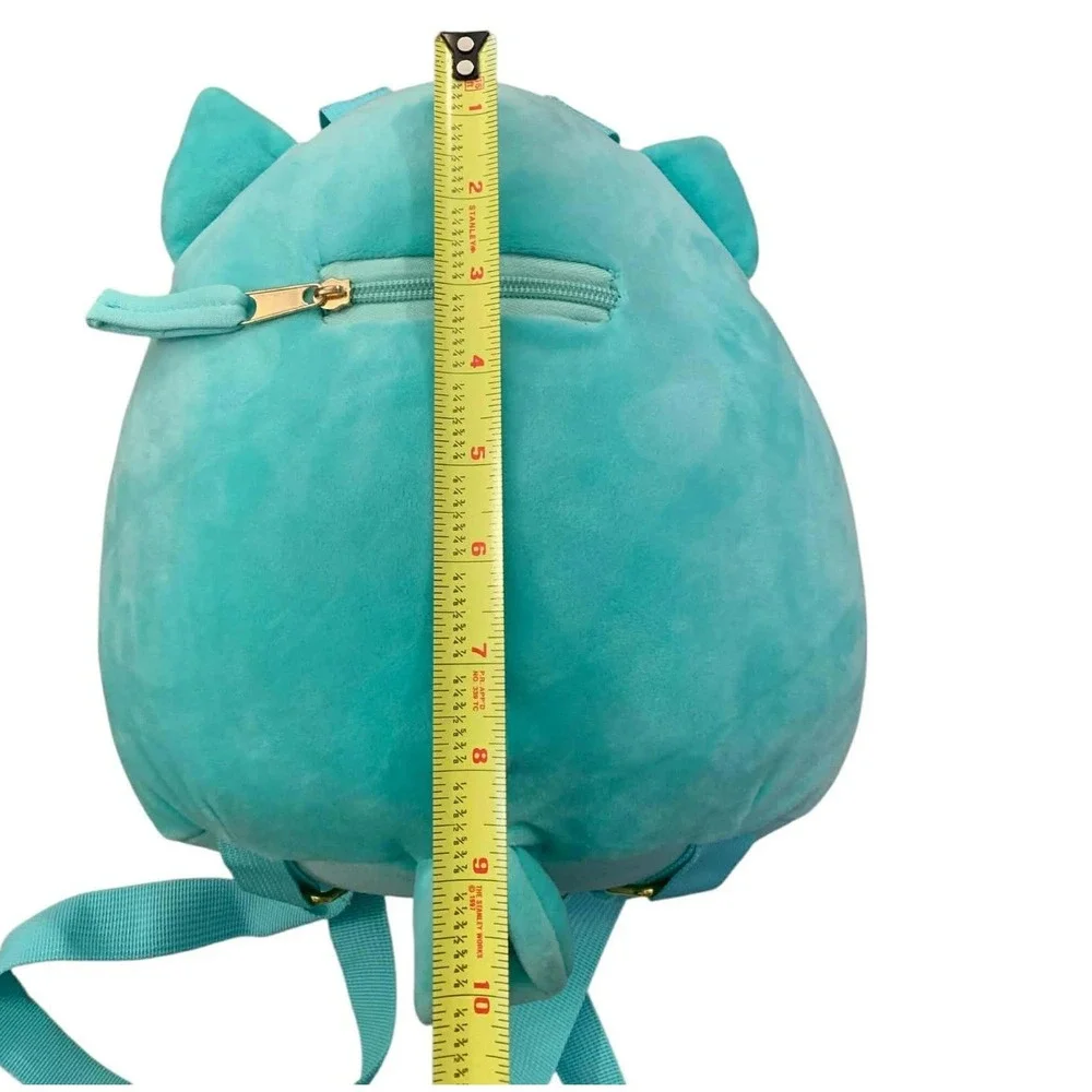 Squishmallows Winston Owl Backpack Kids Teal Plush Kidcore Animal Plushie OS EUC